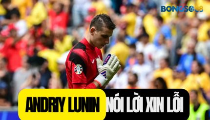 Andriy Lunin xin lỗi vì sai lầm khiến Ukraine thất bại trước Romania tại Euro 2024